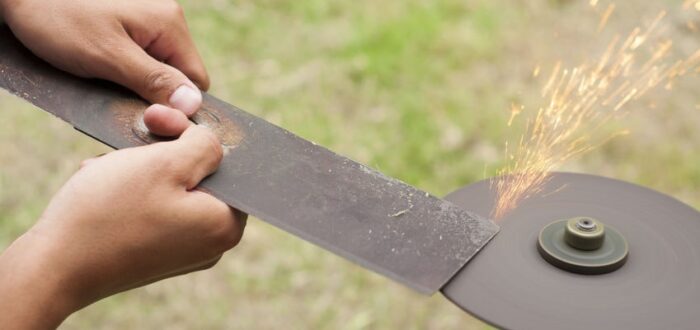 lawn mower blade sharpening