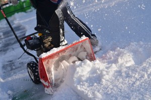 snow blower storage