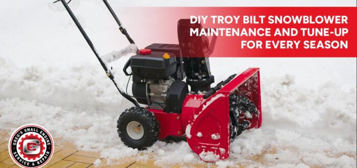 troy bilt snow blower maintenance