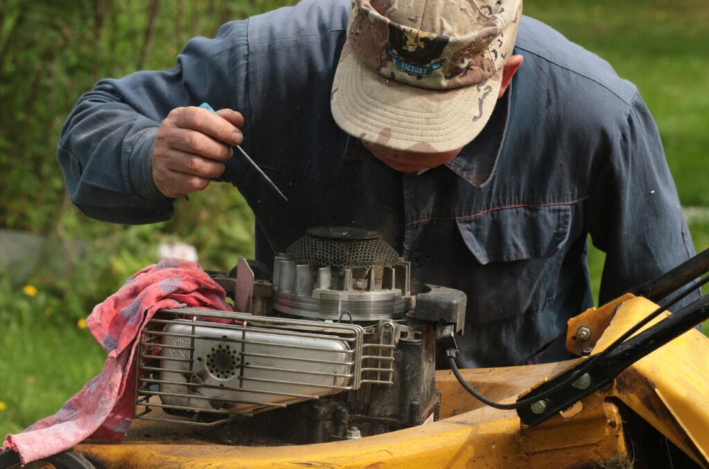 troy bilt snow blower tune up